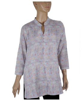 Casual Kurti - Lilac Flowers