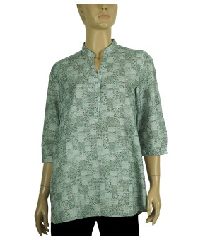 Casual Kurti - Floral Boxes