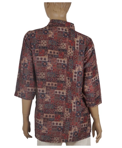 Casual Shirt - Brown Floral