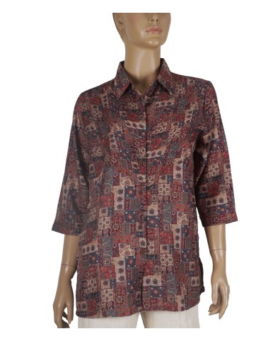 Casual Shirt - Brown Floral