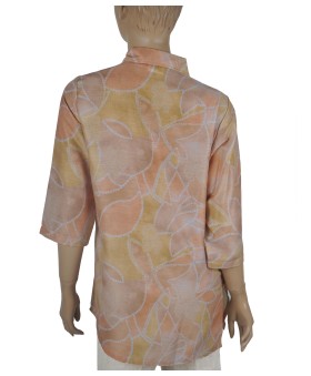 Casual Shirt - Yellow Bandhani