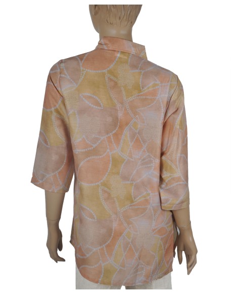 Casual Shirt - Yellow Bandhani