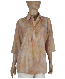Casual Shirt - Yellow Bandhani