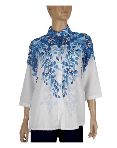 Casual Shirt - Blue Petals