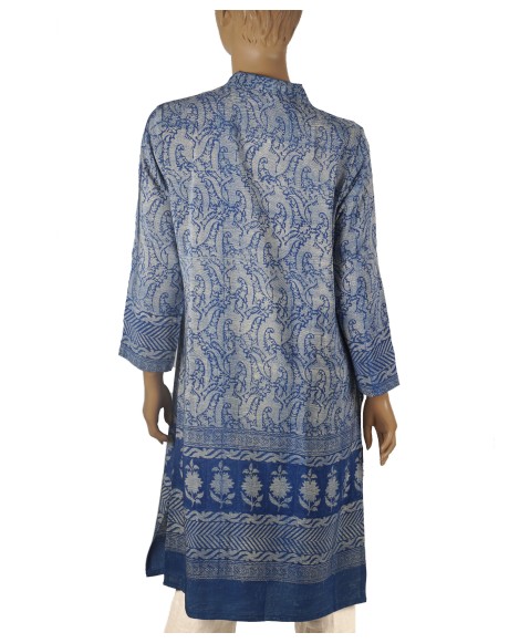 Tunic - Blue Abstract