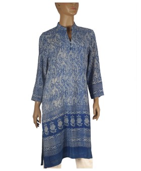 Tunic - Blue Abstract