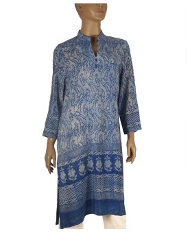 Tunic - Blue Abstract