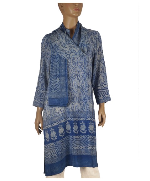 Tunic - Blue Abstract