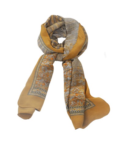 Crepe Silk Scarf - Small Kites Crepe Silk Scarf - Small Kites