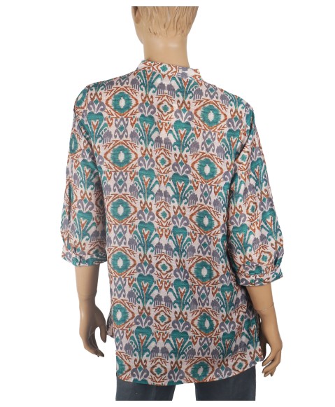 Casual Kurti - Ikat Print