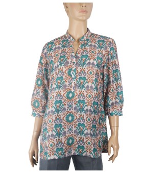 Casual Kurti - Ikat Print