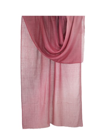 Shaded Ombre Stole - Raspberry Shade