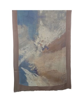 Marble Print Box Stole