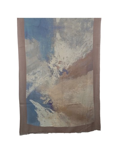 Marble Print Box Stole