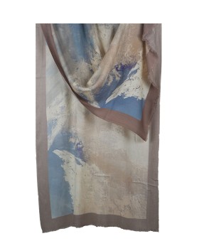Marble Print Box Stole