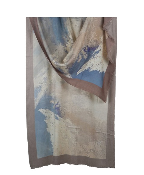 Marble Print Box Stole