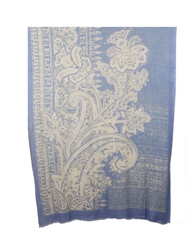 White Flowers Box Stole