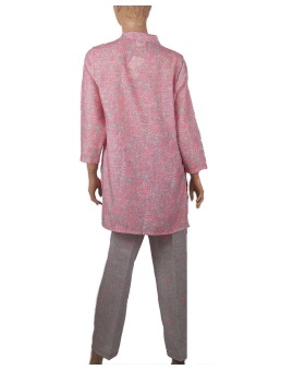 Cotton Co-ord Set - Pink Flower