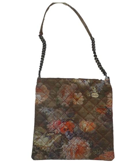 Scarf Set -Orange Flowers