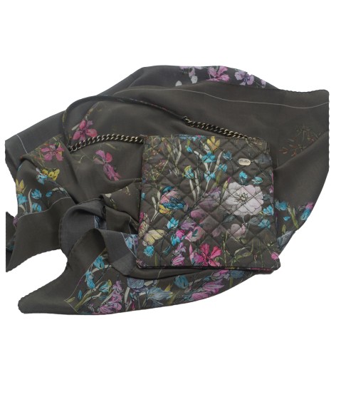 Scarf Set - Pink Flowers
