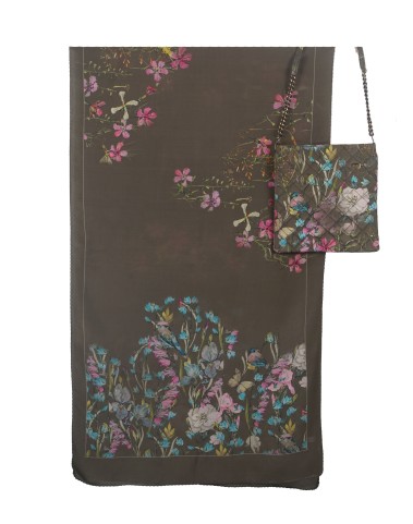 Scarf Set - Pink Flowers