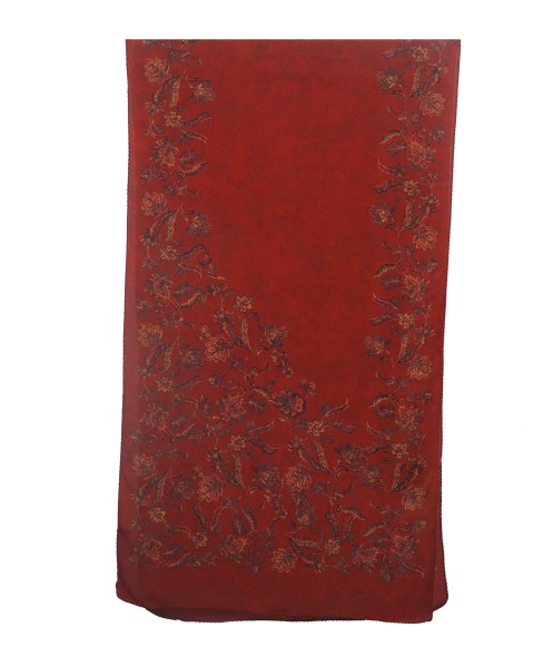 Scarf Set - Maroon Floral 