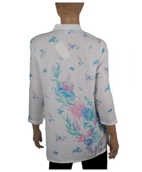Casual Shirt - Aqua Floral