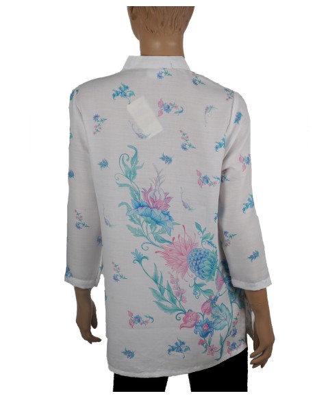 Casual Shirt - Aqua Floral
