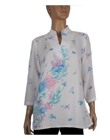 Casual Shirt - Aqua Floral