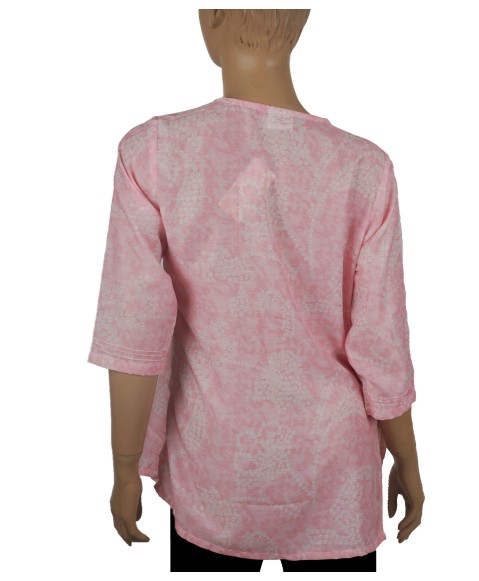 Casual Shirt- Baby Pink Bandhani Casual Shirt- Baby Pink Bandhani
