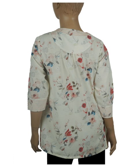 Casual Shirt- Red Floral
