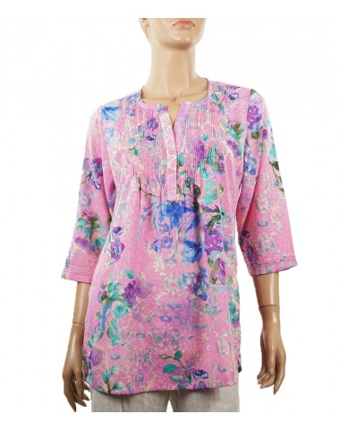 Casual Kurti - Pink Floral