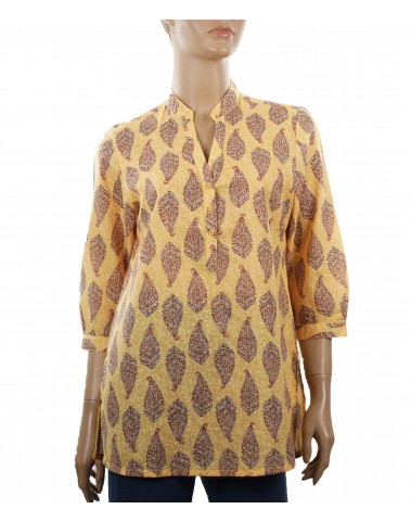 Casual Kurti - Red Butti on Mango