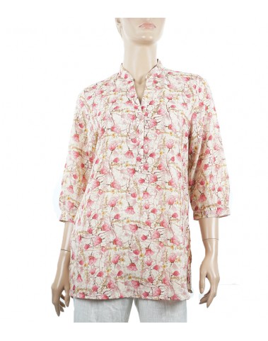 Casual  Kurti - Pink Roses