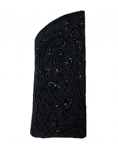 Spectacle Case - Black Embroidered 