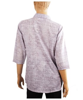 Casual Kurti - Purple Dove Full Pintuck