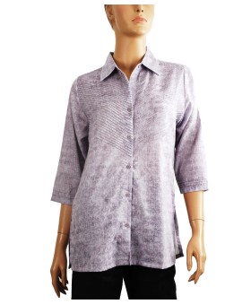 Casual Kurti - Purple Dove Full Pintuck