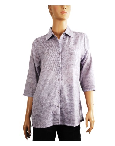 Casual Kurti - Purple Dove Full Pintuck