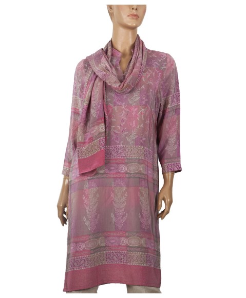 Tunic - Dusty Pink Floral