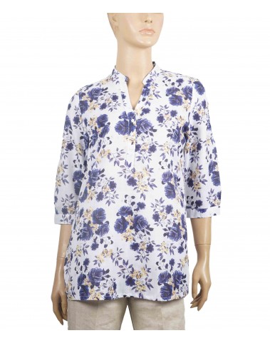 Casual Kurti - Blue Roses