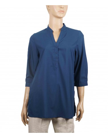 Casual Kurti - Petrol Blue