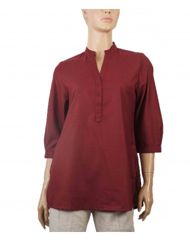 Casual Kurti - Burgundey 