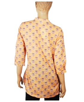 Casual Kurti - Turmeric Yellow