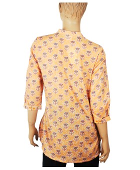 Casual Kurti - Turmeric Yellow