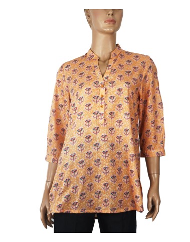 Casual Kurti - Turmeric Yellow