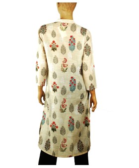 Tunic - Beige Base With floral