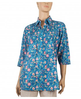 Casual Kurti - Pretty Pink Floral