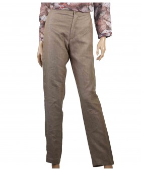 Linen Pant - Coffee  