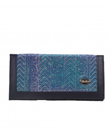 Silk Wallet - Blue Abstract