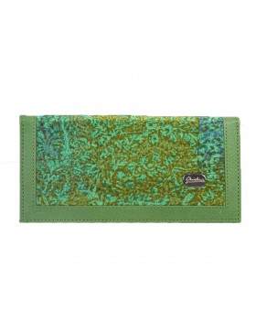 Silk Wallet - Green Grass